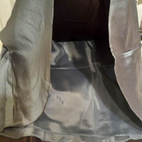 Cachet 2pc Lg Formal Dress Crop Jacket Sage Green Embroider Rhinestones Sz 8/36 - Picture 14 of 16